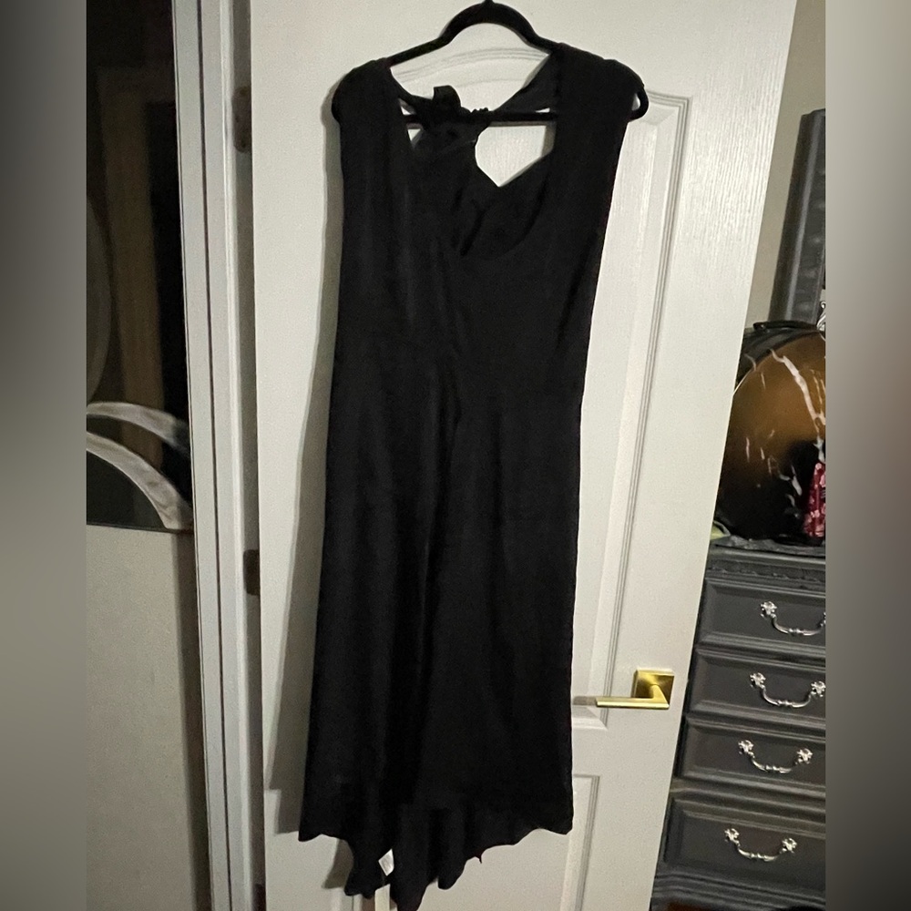 BloomChic Black Backless Dress